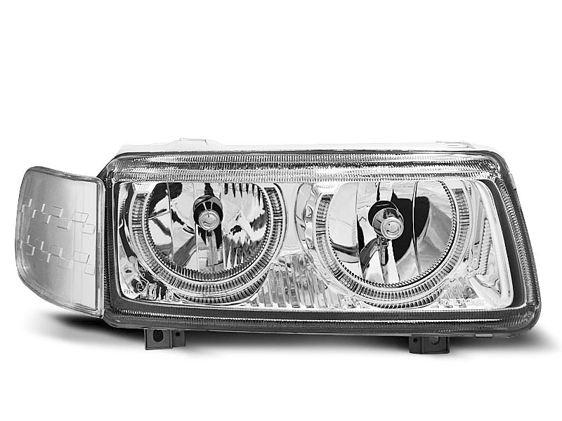 Frontlykter VW PASSAT (B4) 1993-1997 ANGEL EYES CHROME – bilde 2