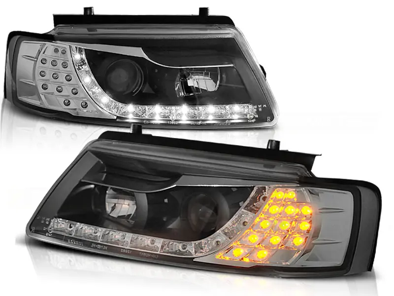 Frontlykter VW PASSAT (B5) 1996-2000 DAYLIGHT BLACK – bilde 2
