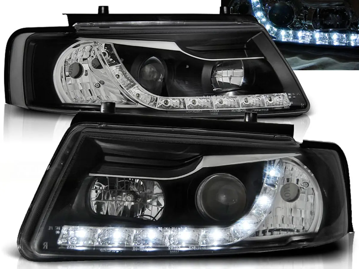 Frontlykter VW PASSAT (B5) 1996-2000 DAYLIGHT BLACK – bilde 2