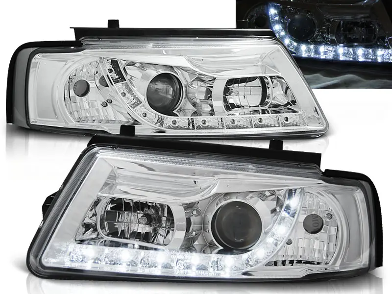 Frontlykter VW PASSAT (B5) 1996-2000 DAYLIGHT CHROME