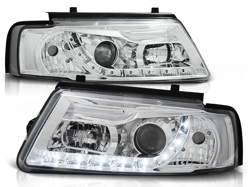 Frontlykter VW PASSAT (B5) 1996-2000 DAYLIGHT CHROME – bilde 2