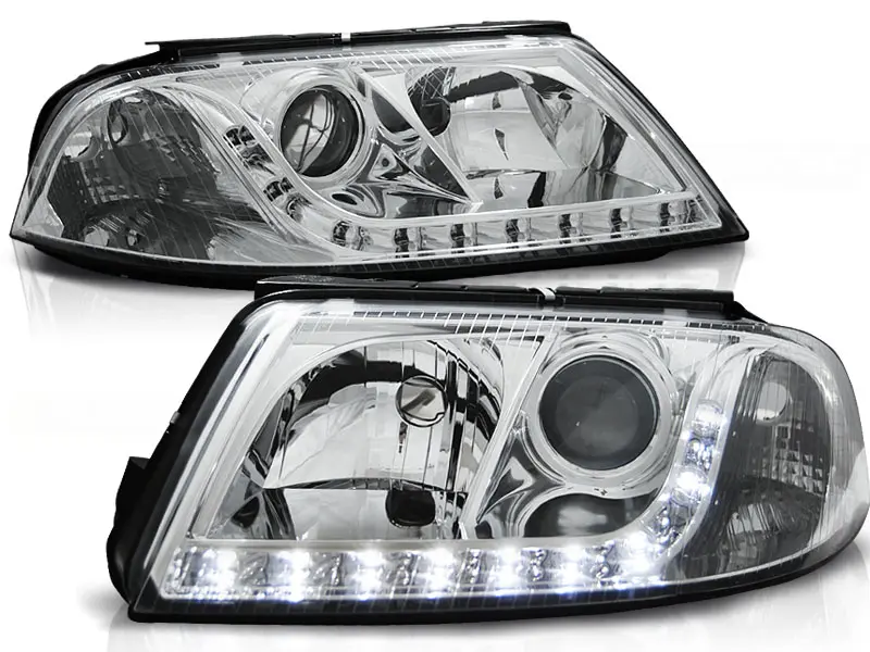 Frontlykter VW PASSAT (B5) 2000-2005 DAYLIGHT CHROME – bilde 2