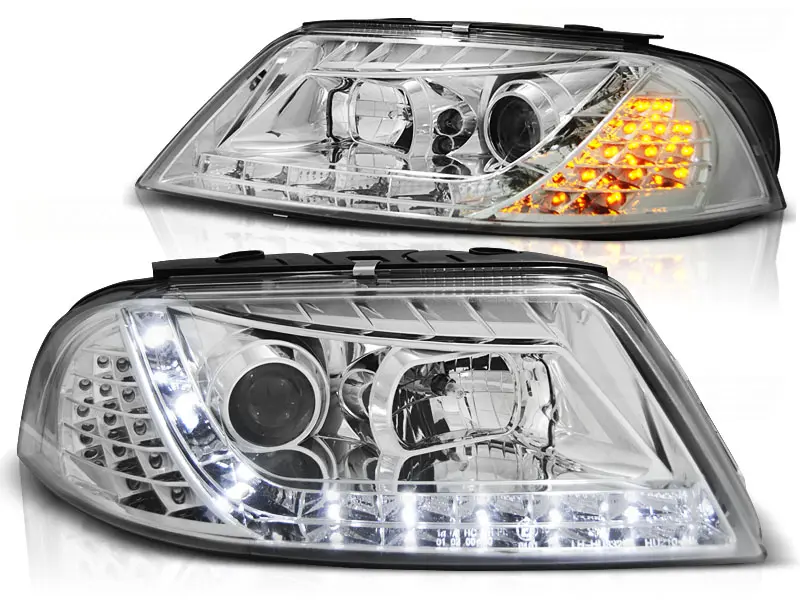 Frontlykter VW PASSAT (B5) 2000-2005 DAYLIGHT CHROME – bilde 2