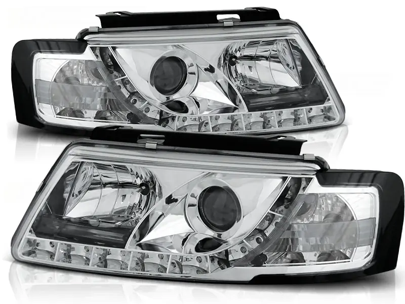 Frontlykter VW PASSAT (B5 3B) 1996-2000 DAYLIGHT CHROME – bilde 2