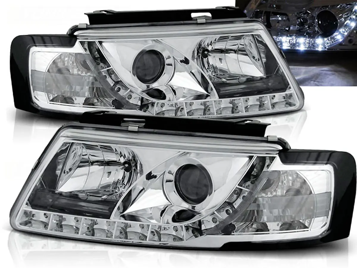 Frontlykter VW PASSAT (B5 3B) 1996-2000 DAYLIGHT CHROME – bilde 3