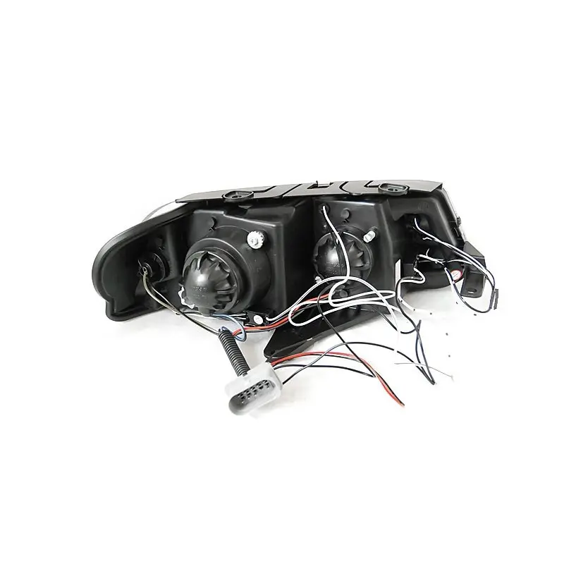 Frontlykter VW PASSAT (B5 3BG) 2000-2005 ANGEL EYES BLACK – bilde 5