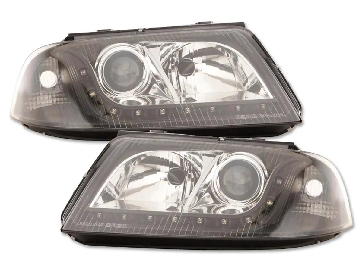 Frontlykter VW PASSAT (B5 3BG) 2000-2005 DAYLIGHT BLACK – bilde 2