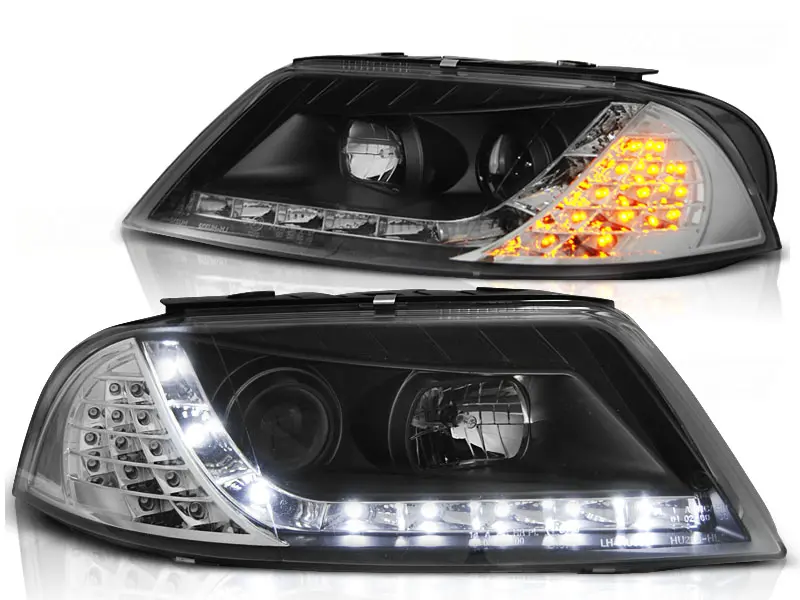 Frontlykter VW PASSAT (B5 3BG) 2000-2005 DAYLIGHT BLACK – bilde 2