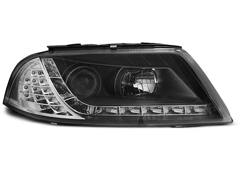 Frontlykter VW PASSAT (B5 3BG) 2000-2005 DAYLIGHT BLACK – bilde 3