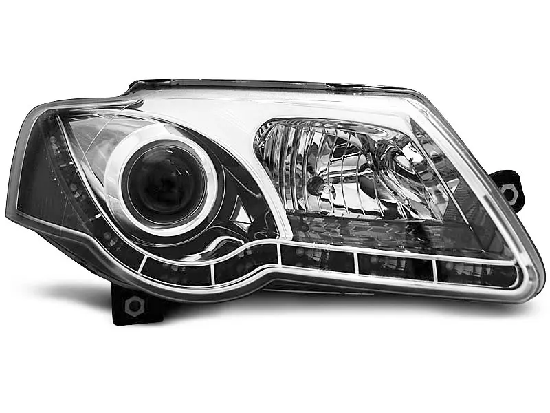 Frontlykter VW PASSAT (B6) 2005-2010 DAYLIGHT CHROME – bilde 3