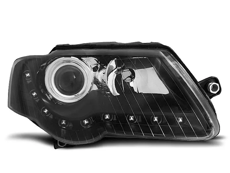 Frontlykter VW PASSAT (B6 3C) 2005-2010 DAYLIGHT BLACK – bilde 3