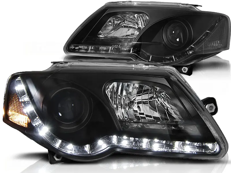 Frontlykter VW Passat B6 Sedan 2005 - 2010 │ DAYLIGHT BLACK – bilde 2