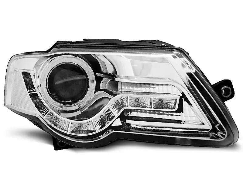 Frontlykter VW Passat B6 Sedan 2005 - 2010 │ DAYLIGHT CHROME – bilde 3