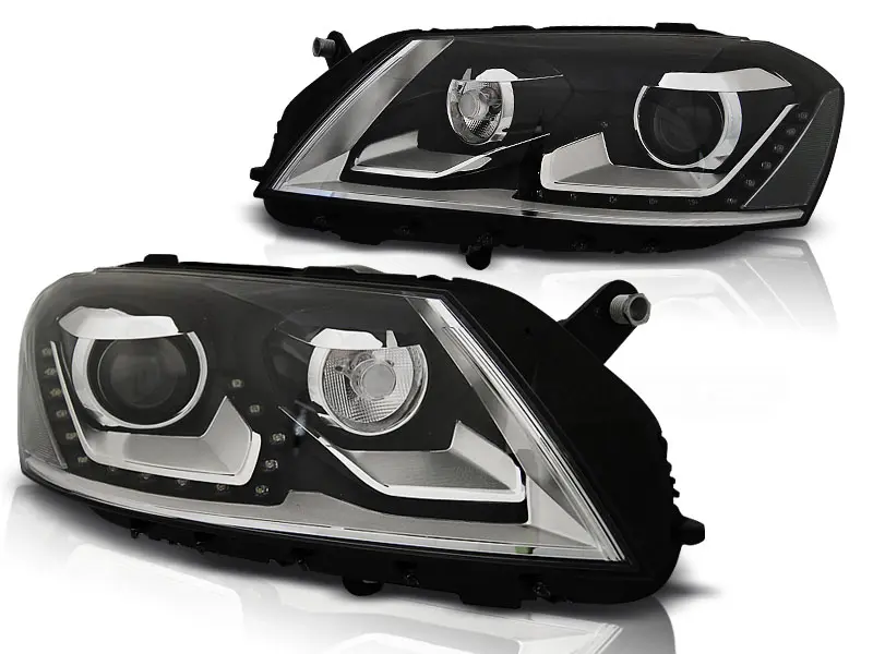 Frontlykter VW PASSAT (B7) 2010-2014 DAYLIGHT BLACK – bilde 7