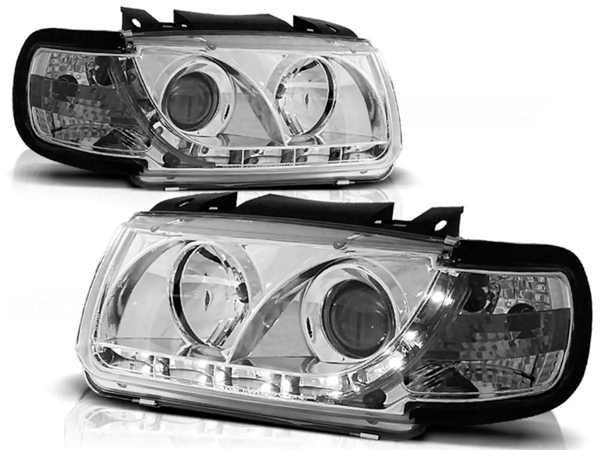 Frontlykter VW POLO (6N) 1994-1999 DAYLIGHT CHROME