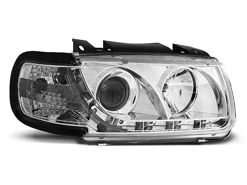 Frontlykter VW POLO (6N) 1994-1999 DAYLIGHT CHROME – bilde 2