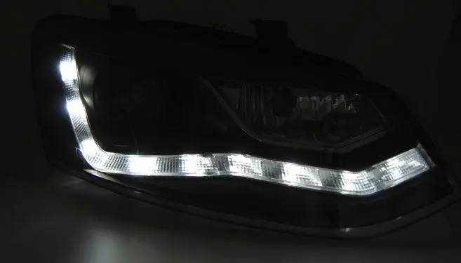 Frontlykter VW POLO (6R) 2009-2014 DAYLIGHT BLACK – bilde 2