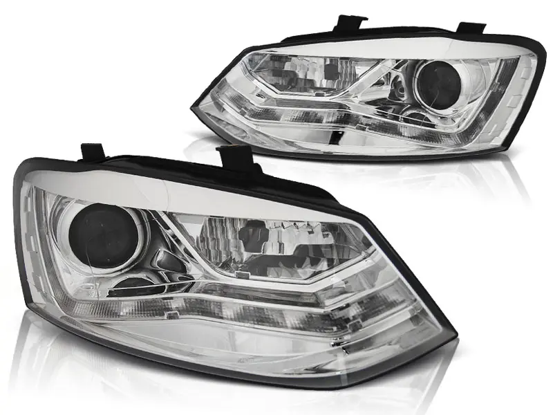 Frontlykter VW POLO (6R) 2009-2014 DAYLIGHT CHROME – bilde 5