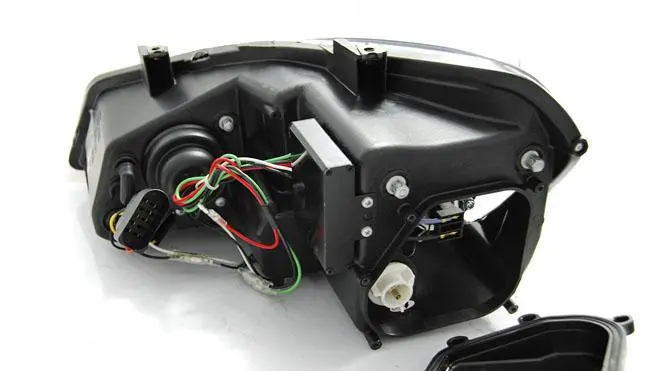 Frontlykter VW POLO (6R) 2009-2014 TRUE DRL BLACK – bilde 4
