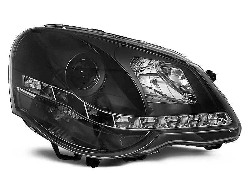 Frontlykter VW POLO (9N3) 2005-2009 DAYLIGHT BLACK – bilde 2