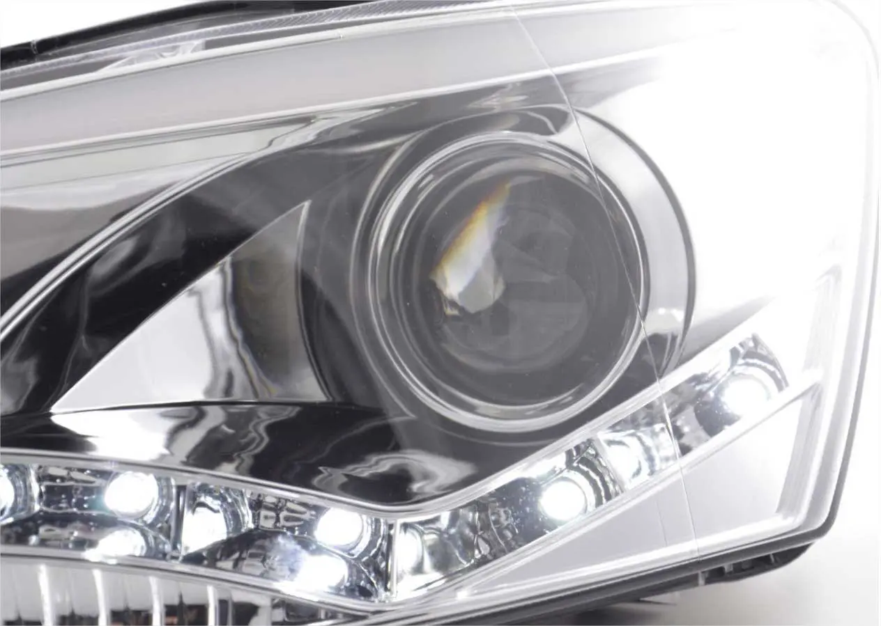 Frontlykter VW Polo V 2009 - 2014 │ TRUE DRL CHROME – bilde 3