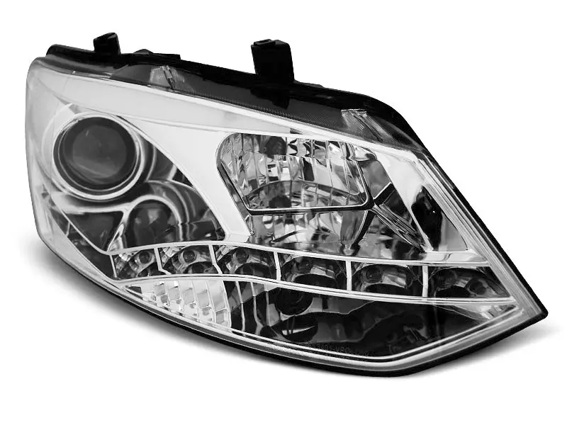 Frontlykter VW Polo V 2009 - 2014 │ TRUE DRL CHROME – bilde 5