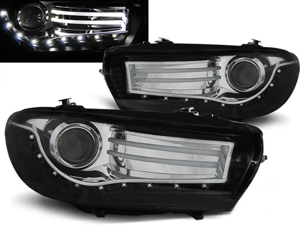 Frontlykter VW SCIROCCO 2008-2014 BLACK