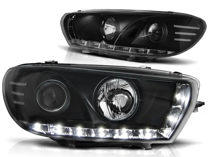 Frontlykter VW SCIROCCO 2008-2014 DAYLIGHT BLACK – bilde 4