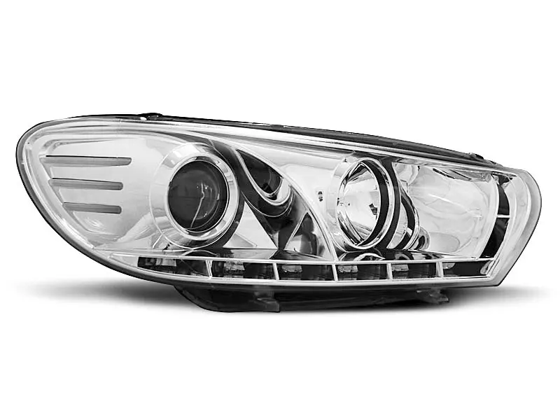 Frontlykter VW SCIROCCO 2008-2014 DAYLIGHT CHROME – bilde 4