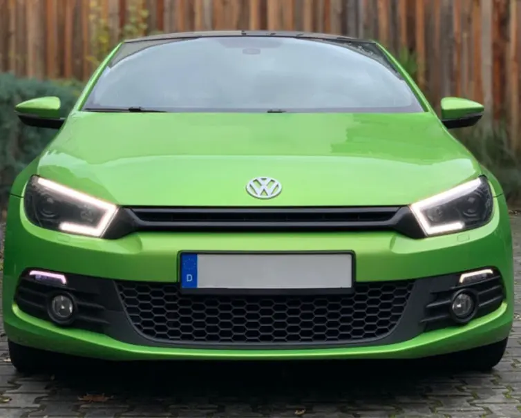 Frontlykter VW SCIROCCO 2008-2014 TUBE SEQ LED BLACK – bilde 6