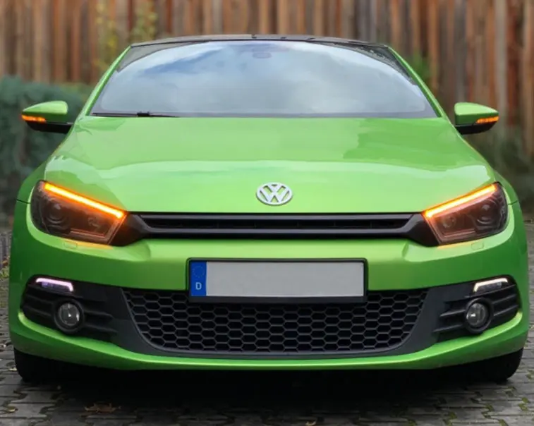 Frontlykter VW SCIROCCO 2008-2014 TUBE SEQ LED BLACK – bilde 7