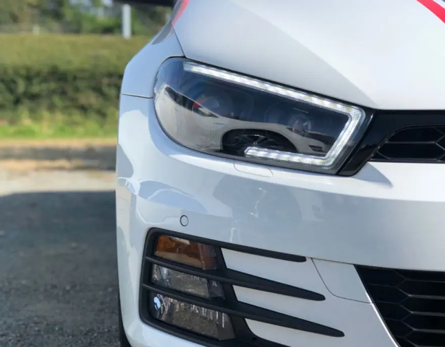 Frontlykter VW SCIROCCO 2014-2017 TUBE SEQ LED BLACK – bilde 6