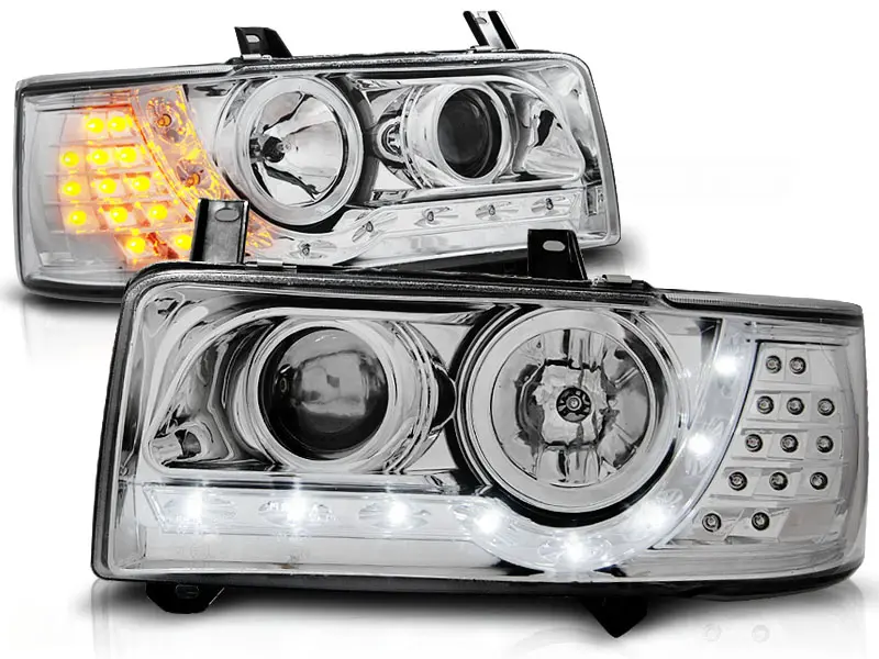 Frontlykter VW T4 1990 - 2003 | DAYLIGHT CHROME – bilde 2
