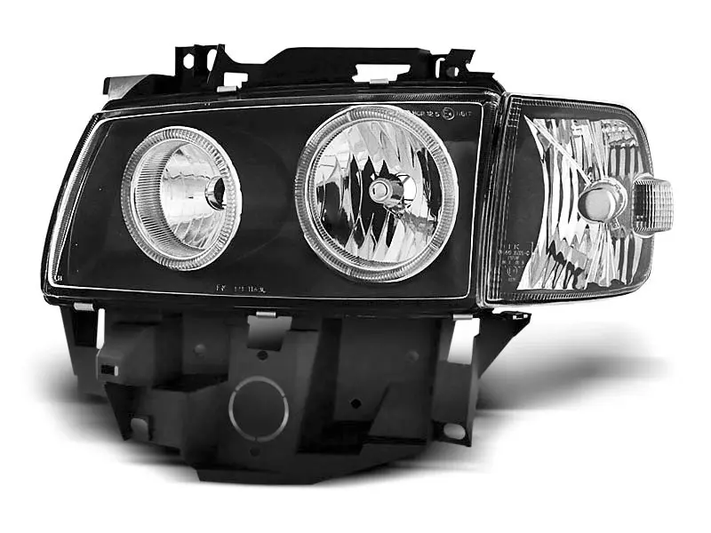Frontlykter VW T4 1996 - 2003 | ANGEL EYES BLACK – bilde 3