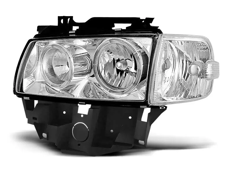 Frontlykter VW T4 1996 - 2003 | ANGEL EYES CHROME – bilde 3