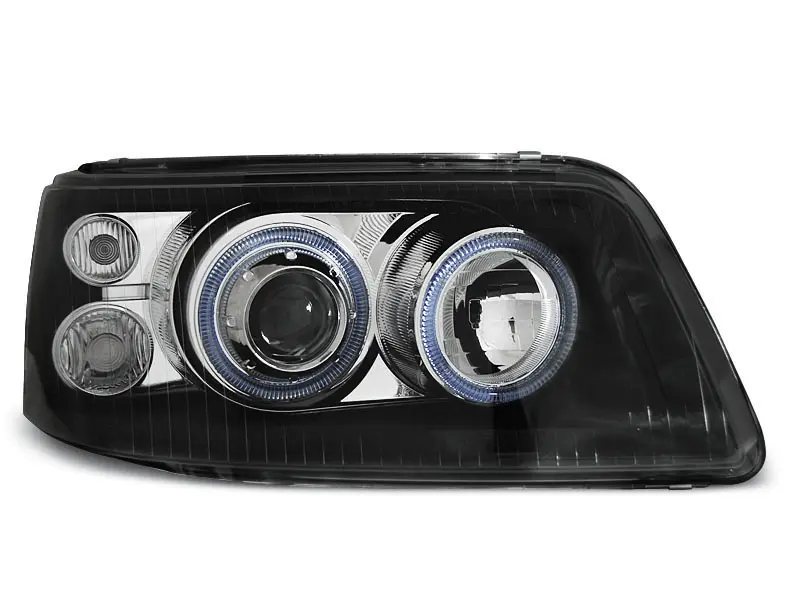 Frontlykter VW T5 2003 - 2009 | ANGEL EYES BLACK Image 10