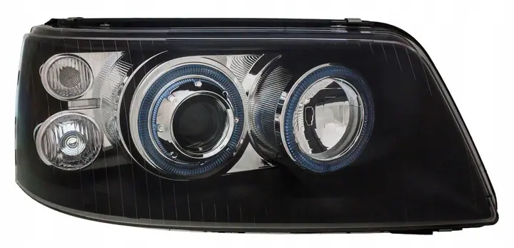 Frontlykter VW T5 2003 - 2009 | ANGEL EYES BLACK Image 3