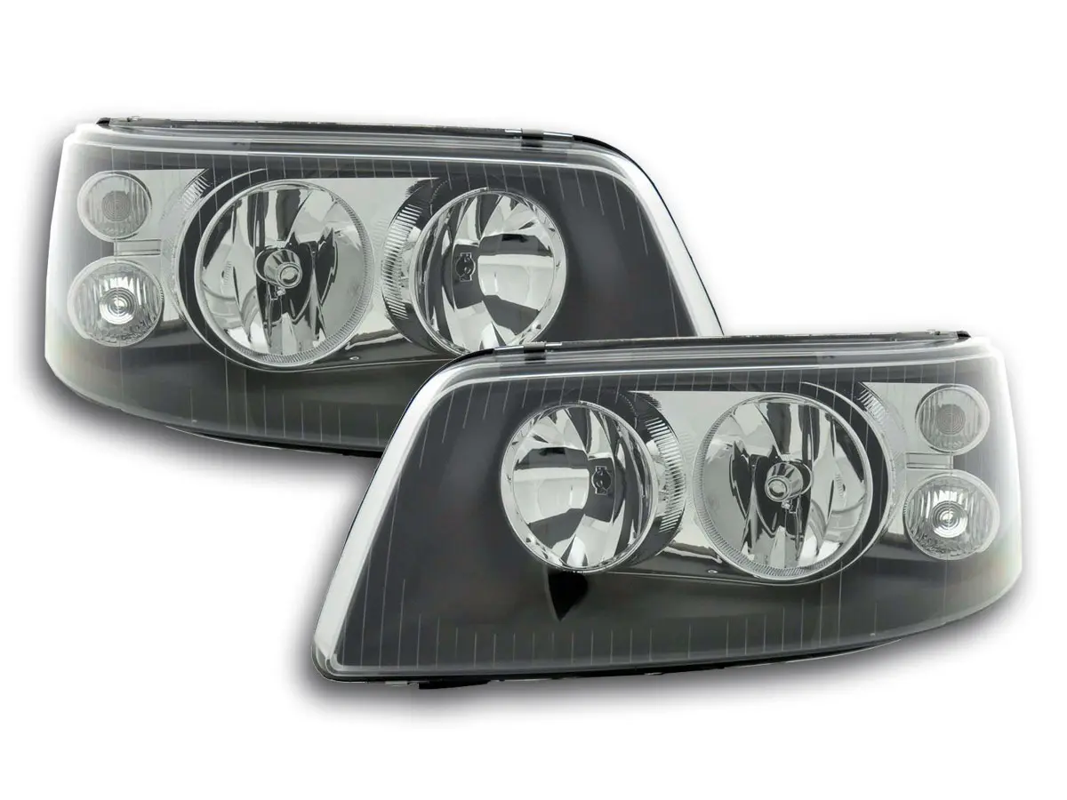 Frontlykter VW T5 2003 - 2009 | BLACK – bilde 2