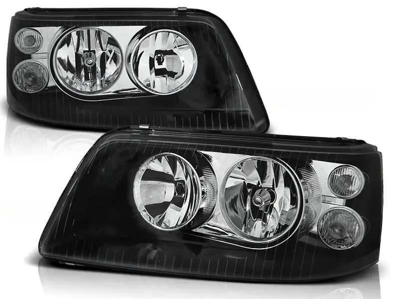 Frontlykter VW T5 2003 - 2009 | BLACK – bilde 3