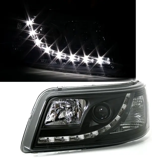 Frontlykter VW T5 2003 - 2009 | DAYLIGHT BLACK – bilde 3