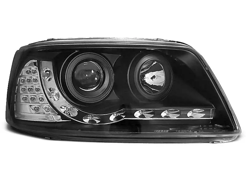 Frontlykter VW T5 2003 - 2009 | DAYLIGHT BLACK – bilde 3