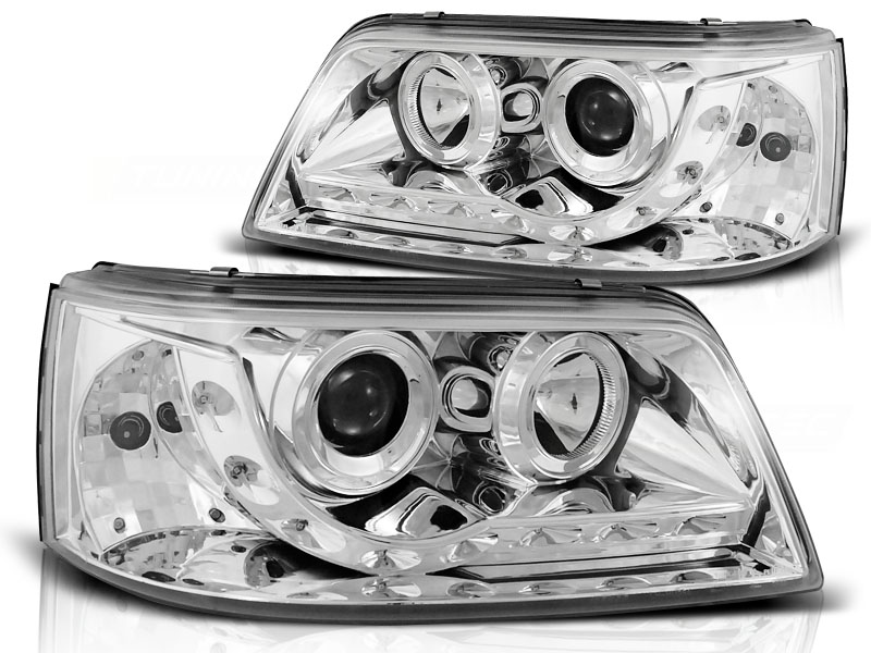 Frontlykter VW T5 2003 - 2009 | DAYLIGHT CHROME