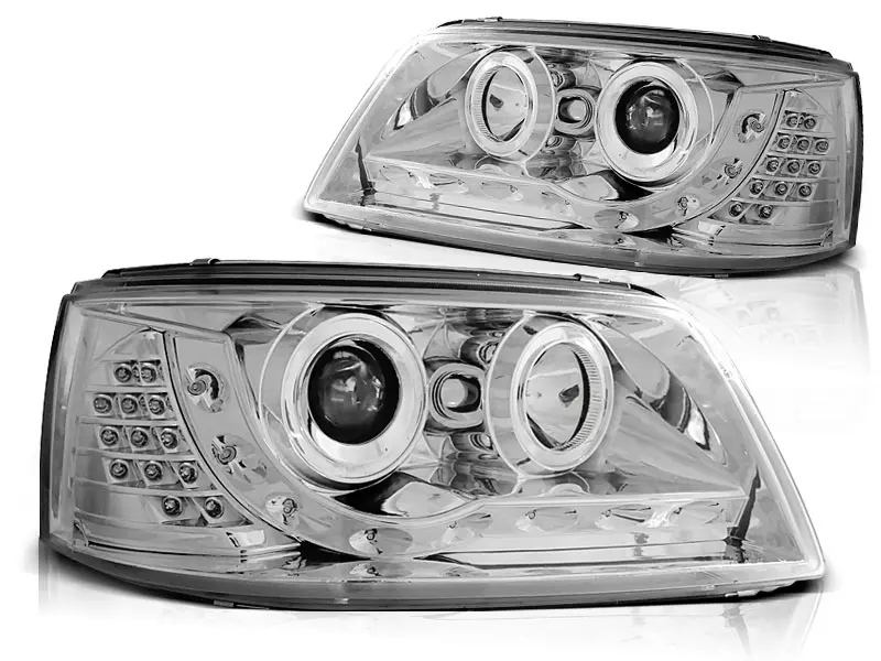 Frontlykter VW T5 2003 - 2009 | DAYLIGHT CHROME – bilde 2
