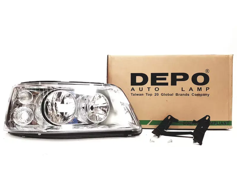 Frontlykter VW T5 2003-2015 │ Depo® Headlights kit Image 8