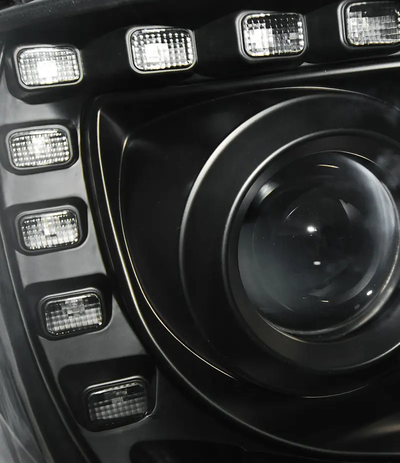 Frontlykter VW T5 2009 - 2015 | TRUE DRL BLACK – bilde 3