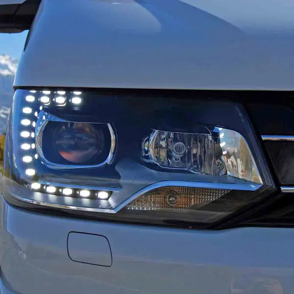 Frontlykter VW T5 2009 - 2015 | TRUE DRL BLACK – bilde 5