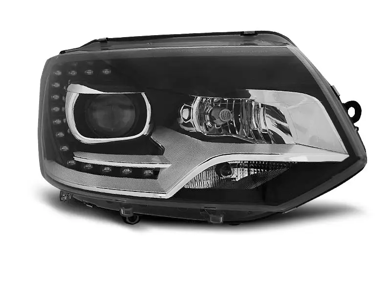 Frontlykter VW T5 2009 - 2015 | TRUE DRL BLACK – bilde 8