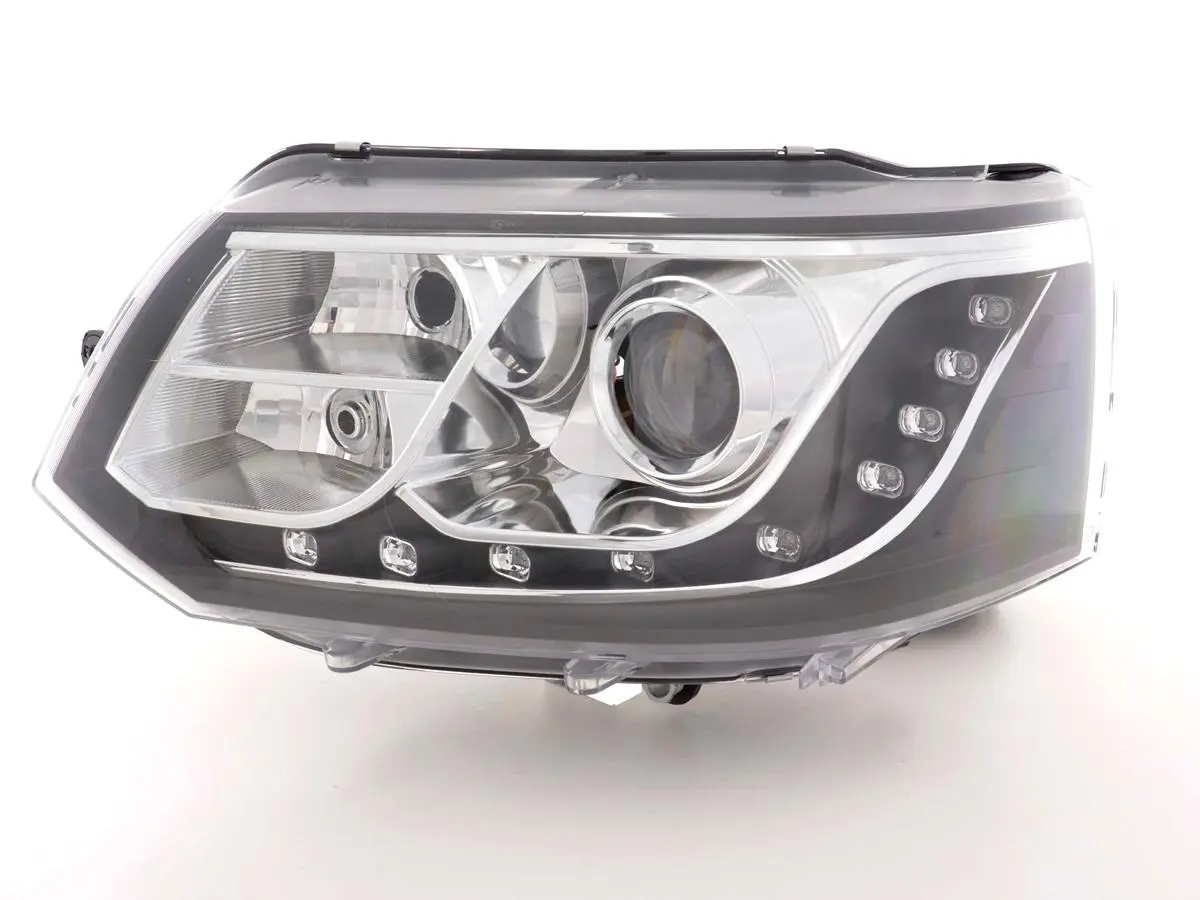 Frontlykter VW T5 2009 - 2015 | TRUE DRL CHROME – bilde 2