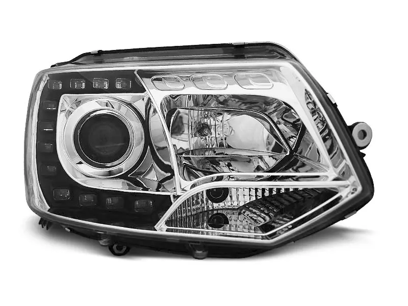 Frontlykter VW T5 2009 - 2015 | TRUE DRL CHROME – bilde 10