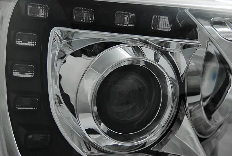Frontlykter VW T5 2009 - 2015 | TRUE DRL CHROME – bilde 3